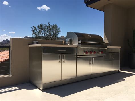 stainless steel outdoor kitchen cupboards